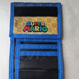 Super Mario Blue and Black Wallet